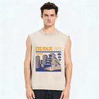 Osaka Japan Vintage Distressed Washed Tank Top