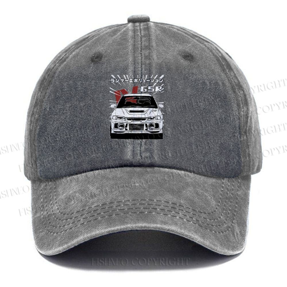 Unisex GSR Car Vintage Casual Washed Cap