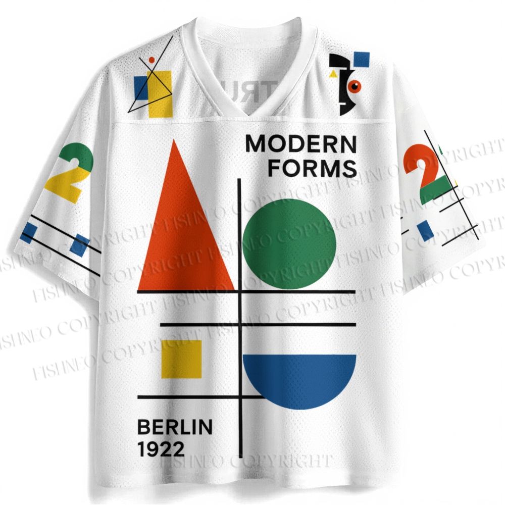 Bauhaus Geometric Art Jersey Shirts