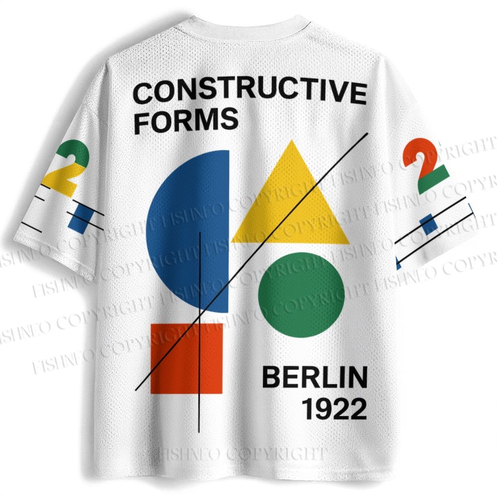 Bauhaus Geometric Art Jersey Shirts