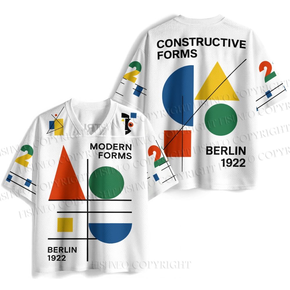 Bauhaus Geometric Art Jersey Shirts