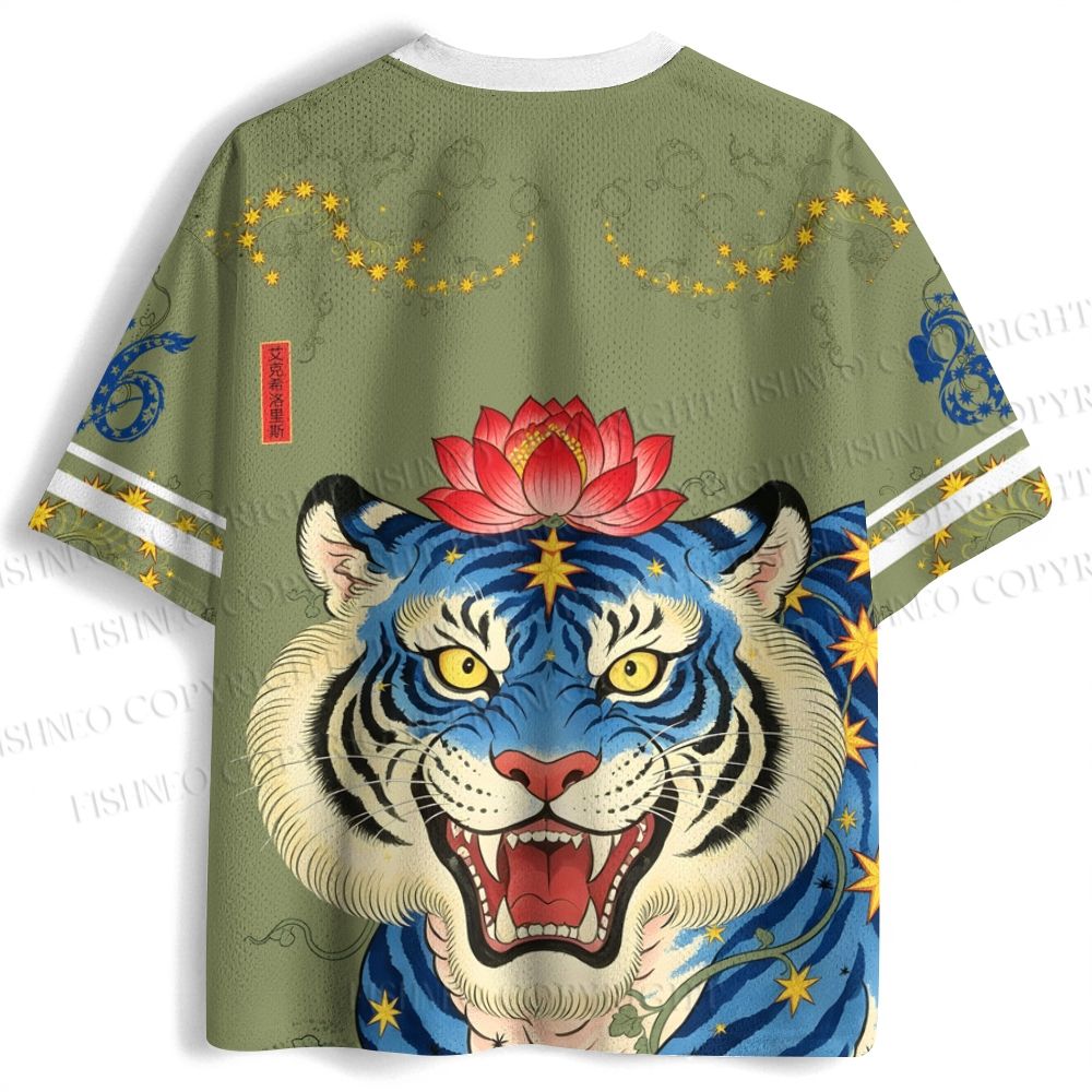 Lotus And Tiger Jersey Shirts
