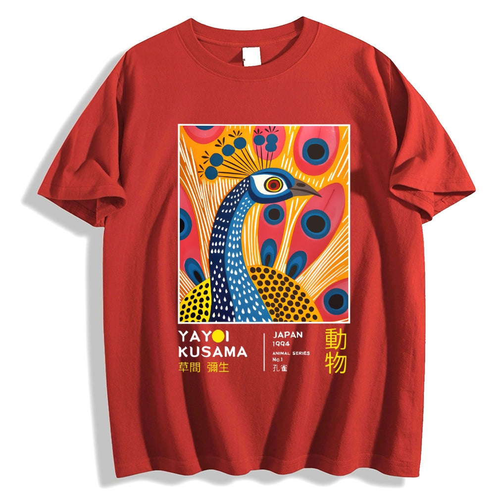 Yayoi Kusama Peacock Japanese Style Classic Tee