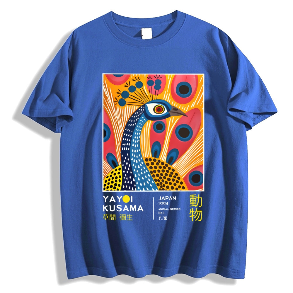 Yayoi Kusama Peacock Japanese Style Classic Tee