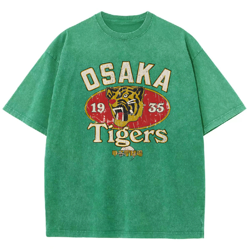 Osaka Tiger 1935 Vintage Wash Japanese Design T-Shirt
