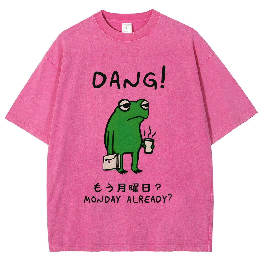 Is It Already Monday Washed T-Shirt