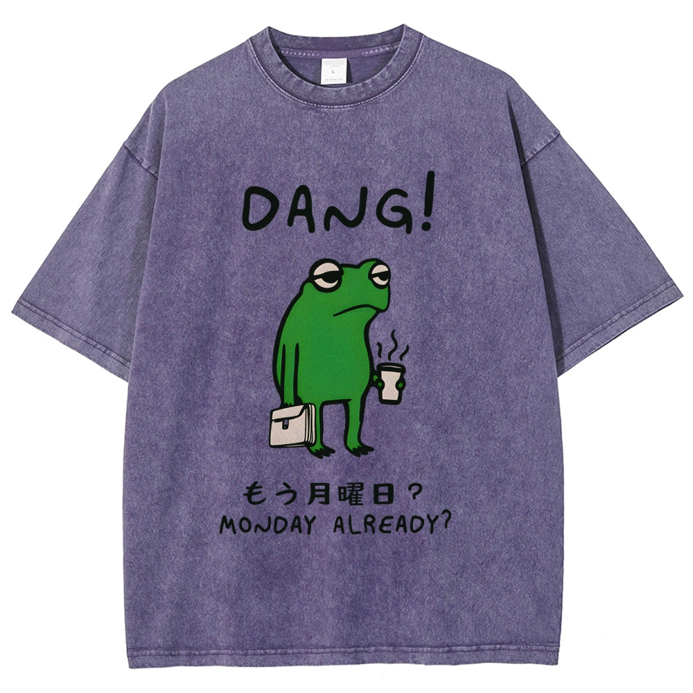 Is It Already Monday Washed T-Shirt