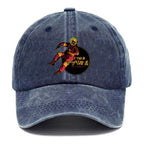 Skeleton Astronaut Washed Cap