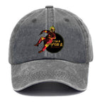 Skeleton Astronaut Washed Cap