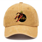 Skeleton Astronaut Washed Cap