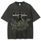 Tsukiji Fish Market Washed T-Shirt