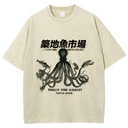Tsukiji Fish Market Washed T-Shirt