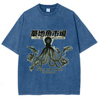 Tsukiji Fish Market Washed T-Shirt