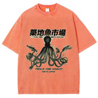 Tsukiji Fish Market Washed T-Shirt