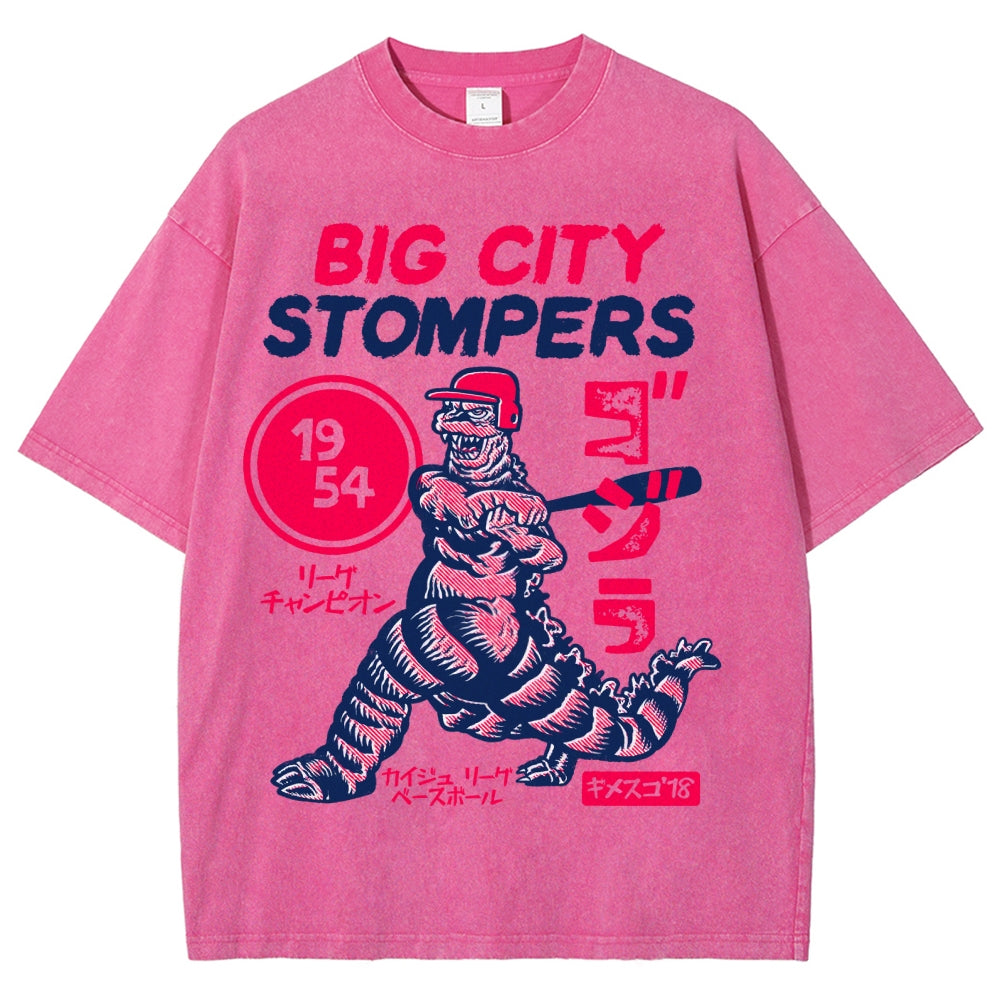 Big City Stompers Vintage Wash Japanese Design T-Shirt