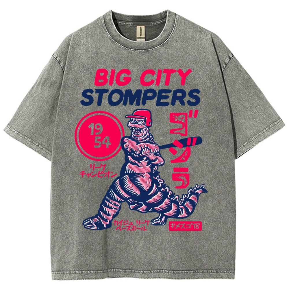Big City Stompers Vintage Wash Japanese Design T-Shirt