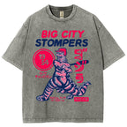 Big City Stompers Vintage Wash Japanese Design T-Shirt