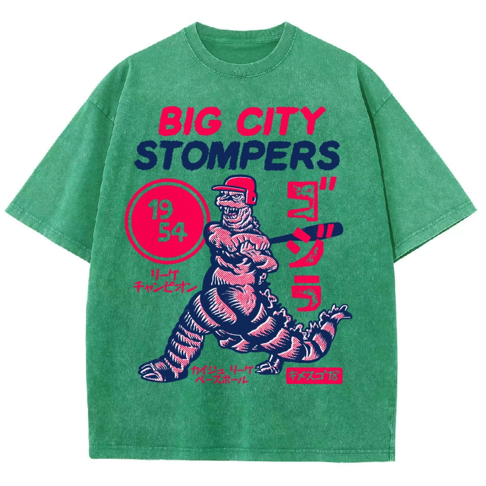Big City Stompers Vintage Wash Japanese Design T-Shirt