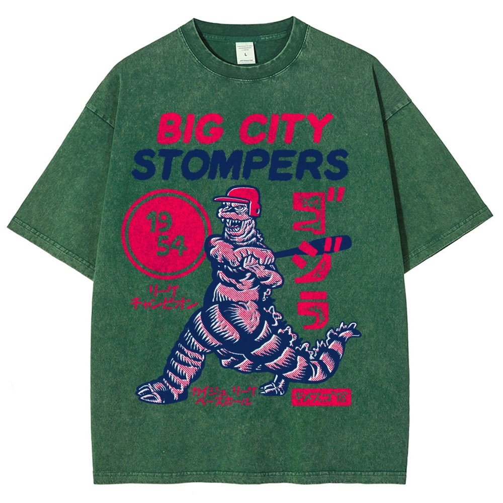 Big City Stompers Vintage Wash Japanese Design T-Shirt