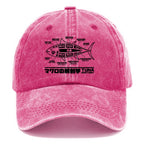 Tuna Dissection Map Japanese Washed Cap