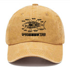 Tuna Dissection Map Japanese Washed Cap