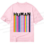 Unisex Classic Cotton Pride Human Printed T-shirt