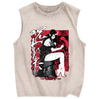 Cursed Vintage Distressed Washed Tank Top