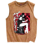 Cursed Vintage Distressed Washed Tank Top