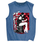 Cursed Vintage Distressed Washed Tank Top