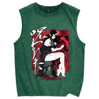 Cursed Vintage Distressed Washed Tank Top