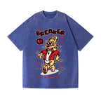 Unisex Rabbit Printed Washed Tee