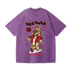 Unisex Rabbit Printed Washed Tee