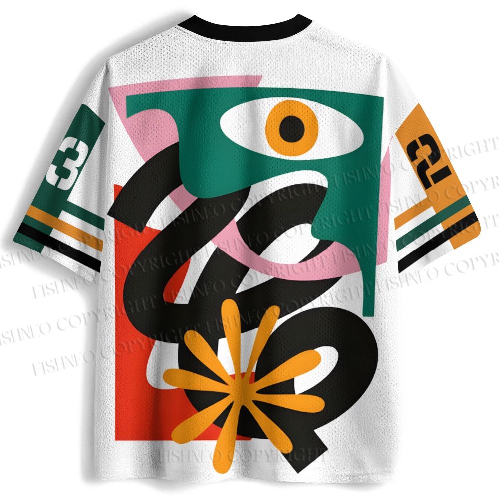 Bauhaus Eye Graffiti Jersey Shirts