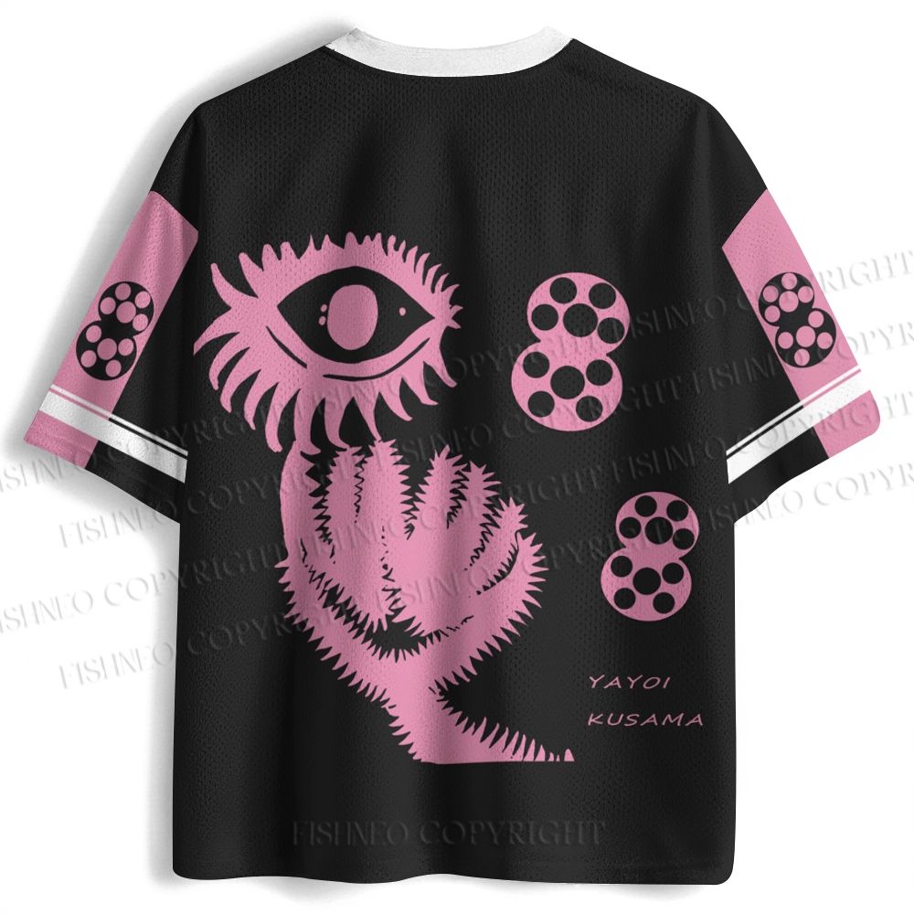 Yayoi Kusama Abstract Eye Jersey Shirts
