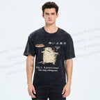 Unisex C'mere Son Printed Washed Tee