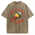 Don’t Worry Bee Happy Vintage Washed T-shirt
