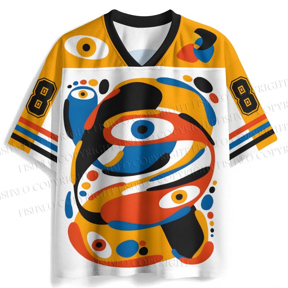 Bauhaus Eye Graffiti Jersey Shirts