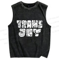 Unisex Pride Trans Joy Printed Washed Tank Top