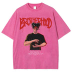 Unisex CHOSO QUOTES Printed Washed Tee