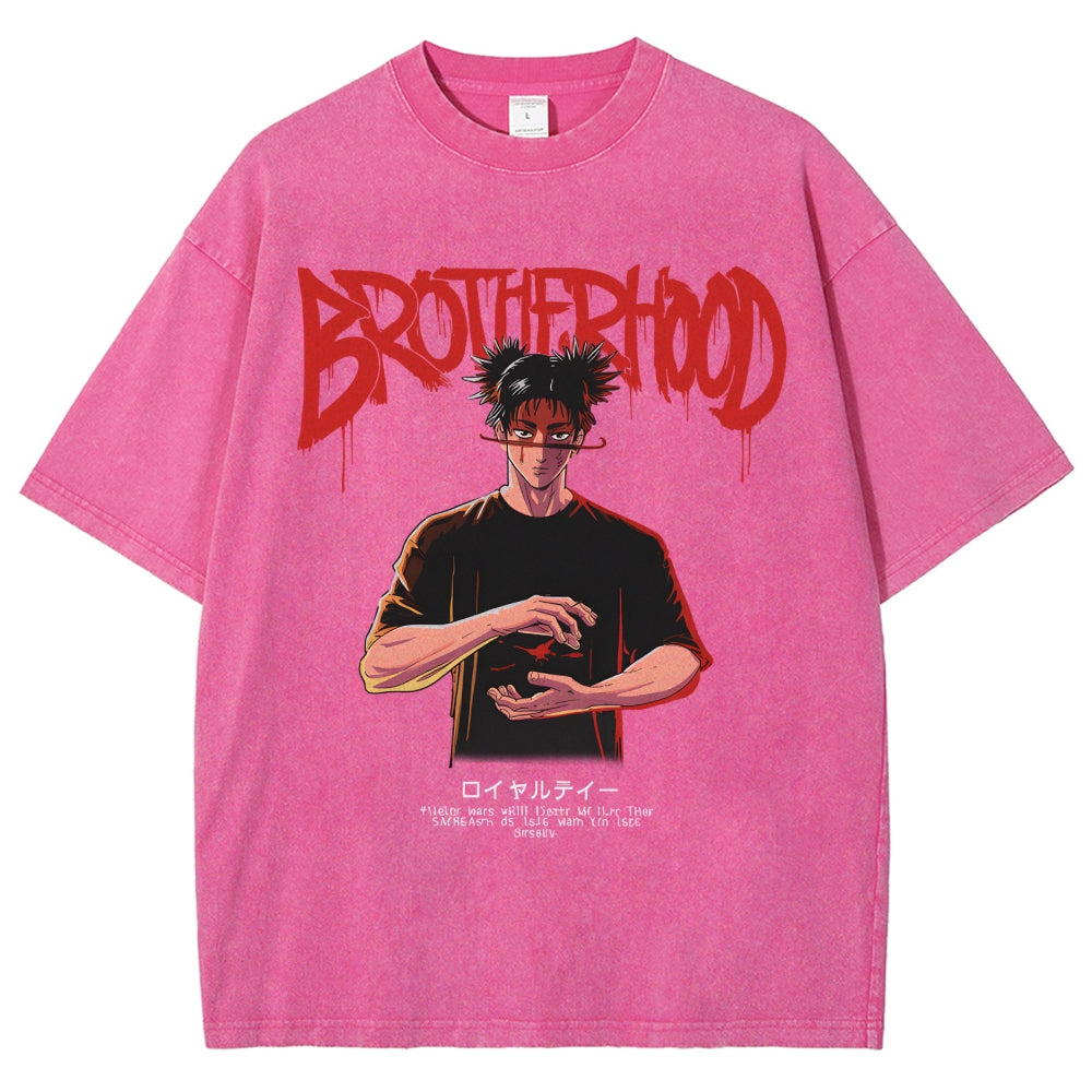 Unisex CHOSO QUOTES Printed Washed Tee
