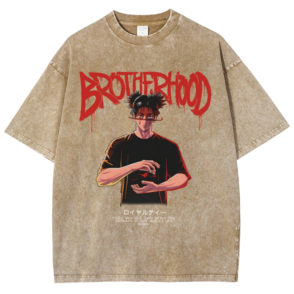 Unisex CHOSO QUOTES Printed Washed Tee