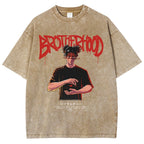 Unisex CHOSO QUOTES Printed Washed Tee