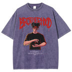 Unisex CHOSO QUOTES Printed Washed Tee