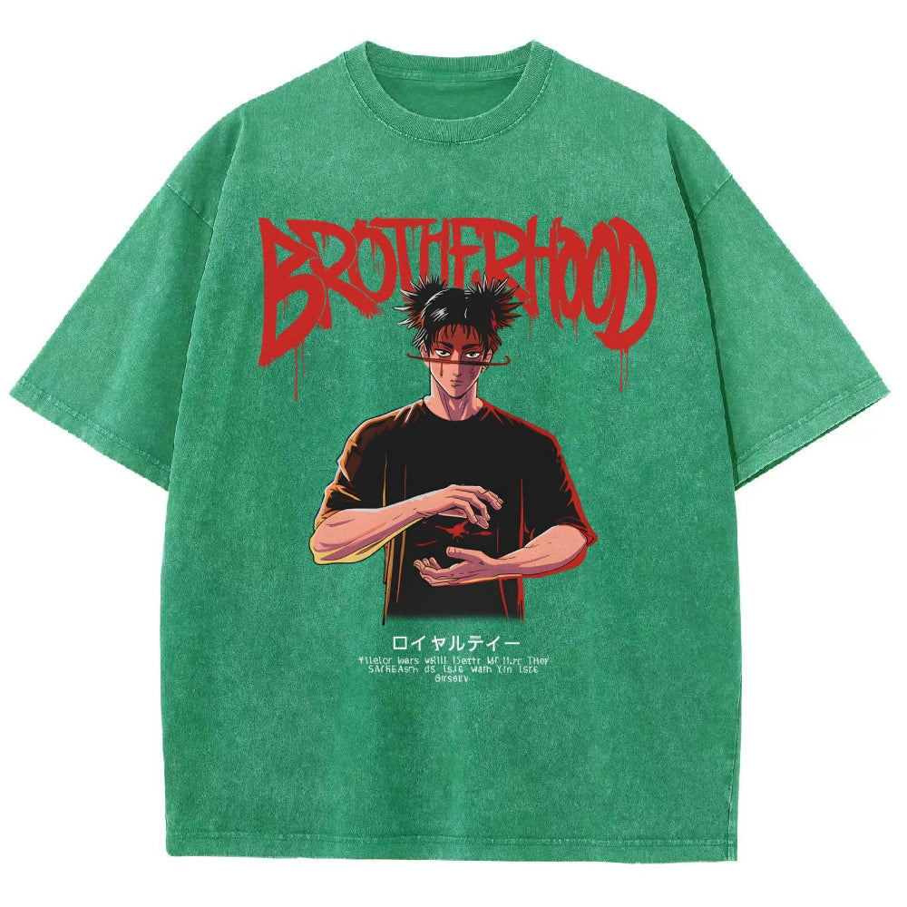 Unisex CHOSO QUOTES Printed Washed Tee
