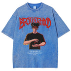 Unisex CHOSO QUOTES Printed Washed Tee