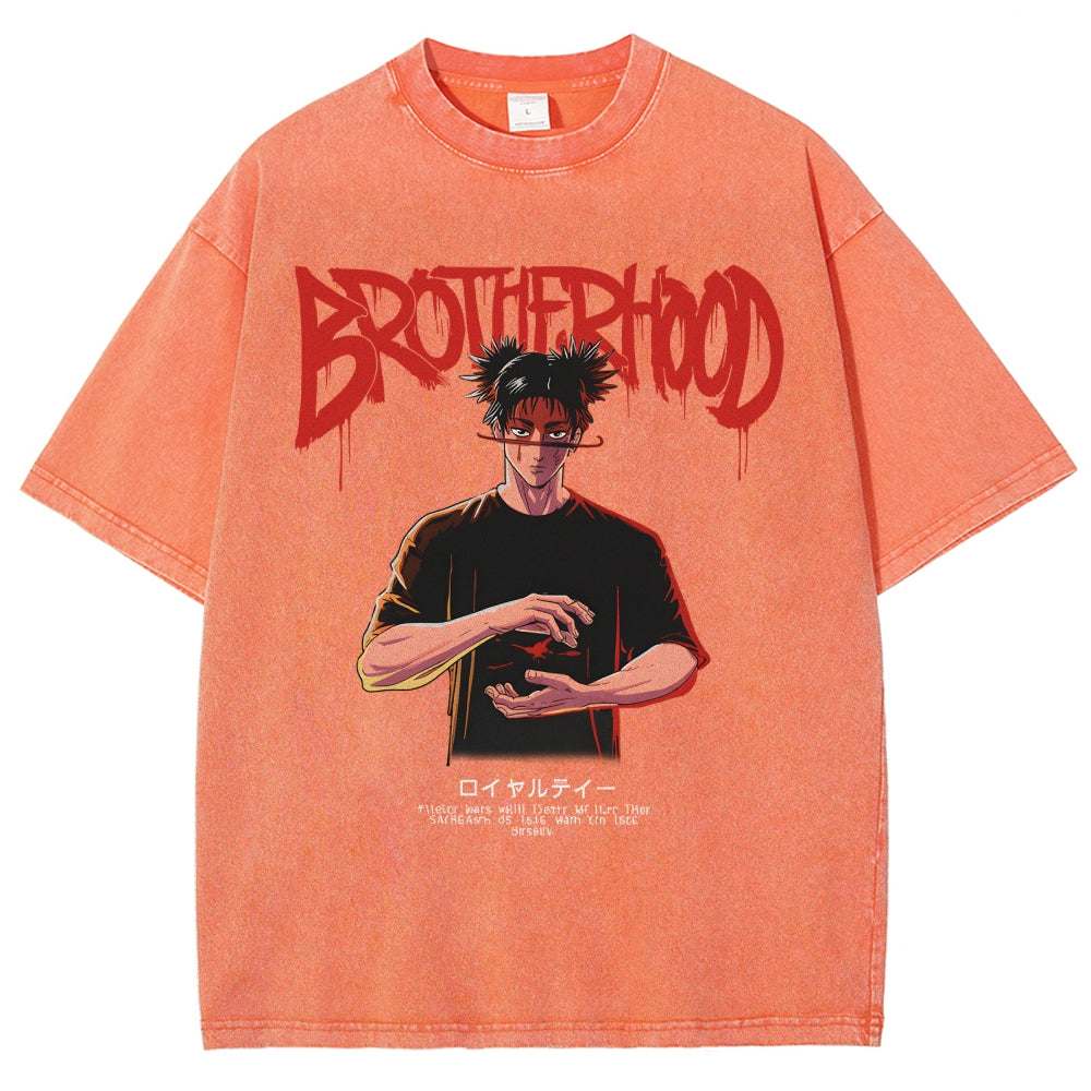 Unisex CHOSO QUOTES Printed Washed Tee