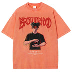Unisex CHOSO QUOTES Printed Washed Tee