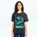 Unisex Hatsune Miku Printed Washed Tee