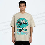 Unisex Hatsune Miku Printed Washed Tee