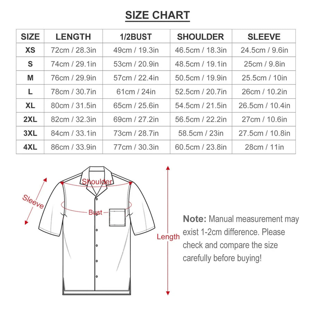 Men's Casual Octopus Print Resort Shirt